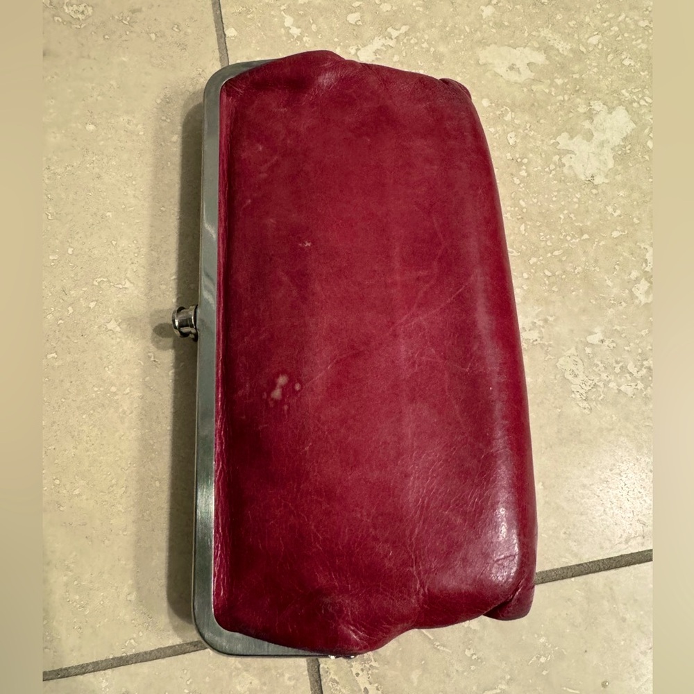 Red Hobo Clutch wallet!